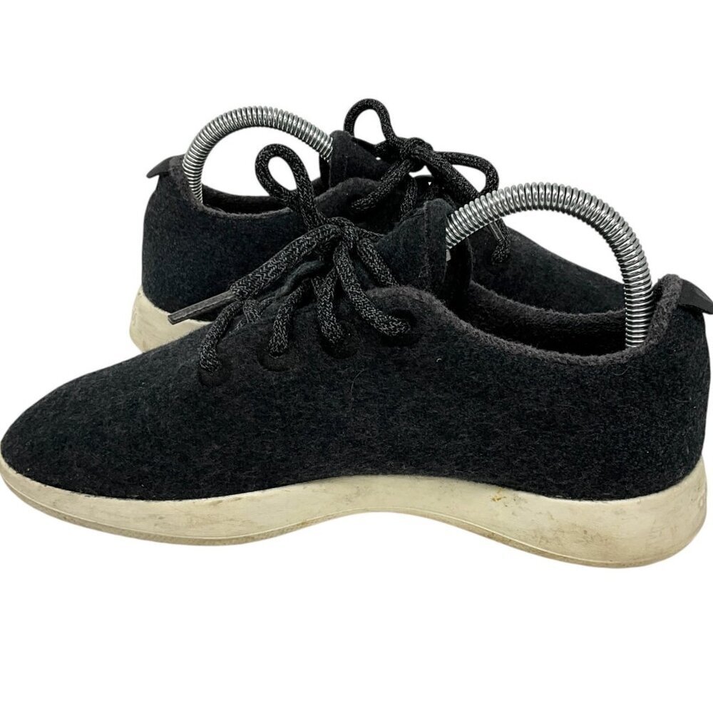 Allbirds Wool Runner Sneakers Charcoal Gray US Size 8 Women's Trainers Lace Up - Picture 10 of 13